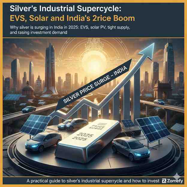 Silverβs Industrial Supercycle: EVs, Solar and Indiaβs 2025 Price Boom