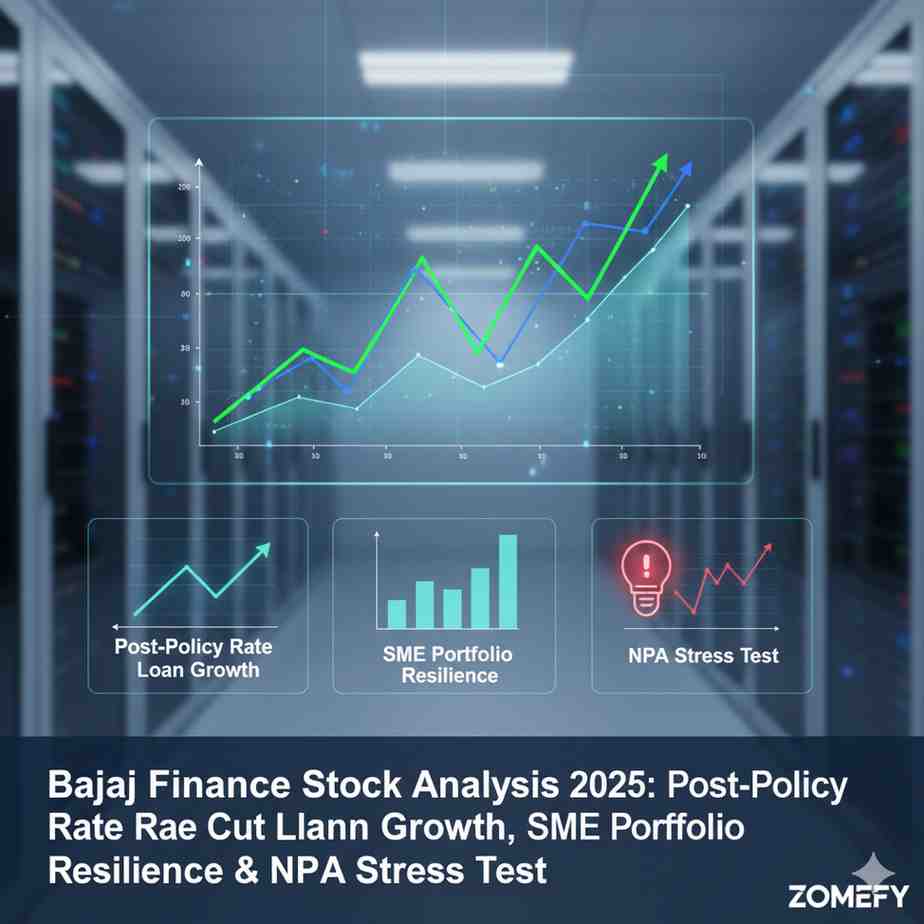 Bajaj Finance Stock Analysis 2025: Post-Policy Rate Cut Loan Growth, SME Portfolio Resilience & NPA Stress Test