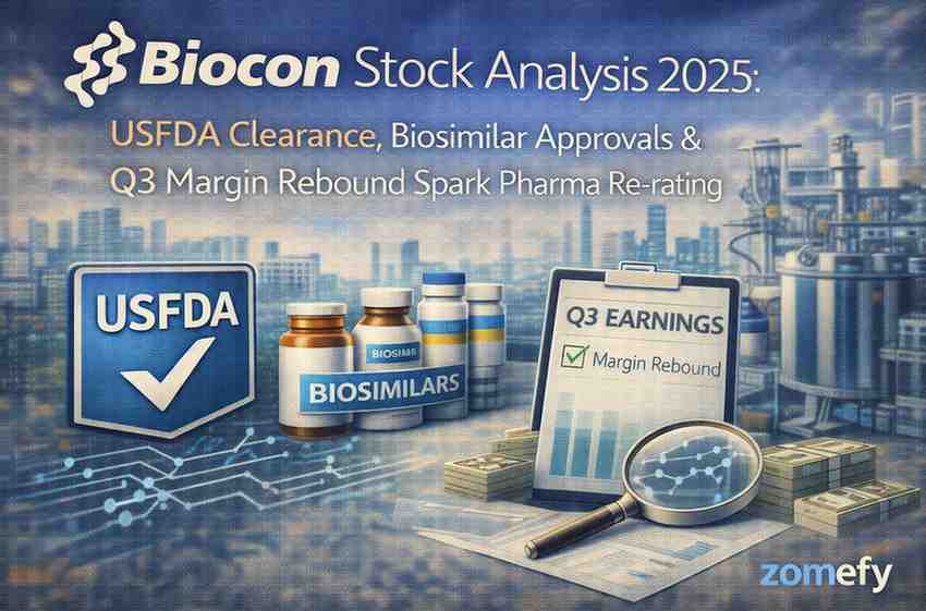 Biocon Stock Analysis 2025: USFDA Clearance, Biosimilar Approvals & Q3 Margin Rebound Spark Pharma Re‑rating