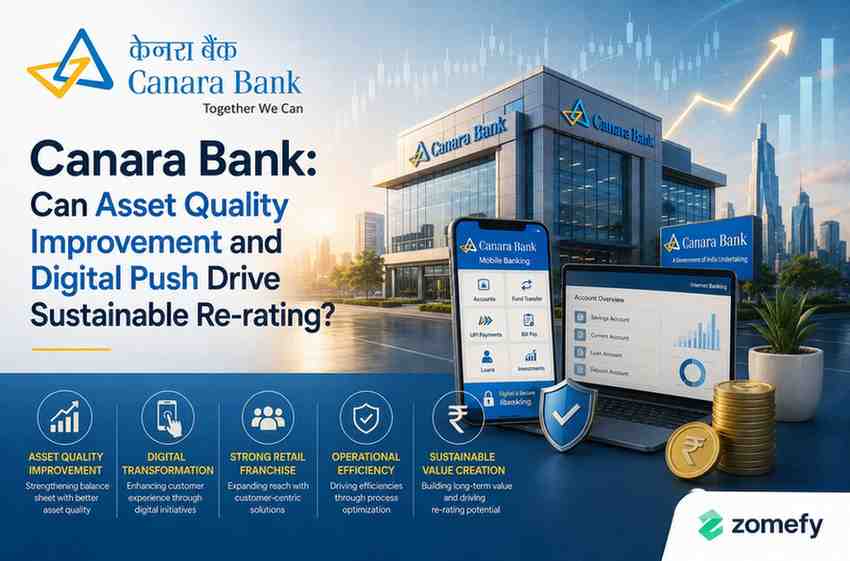 Canara Bank: Can Asset Quality Improvement and Digital Push Drive Sustainable Re-rating?