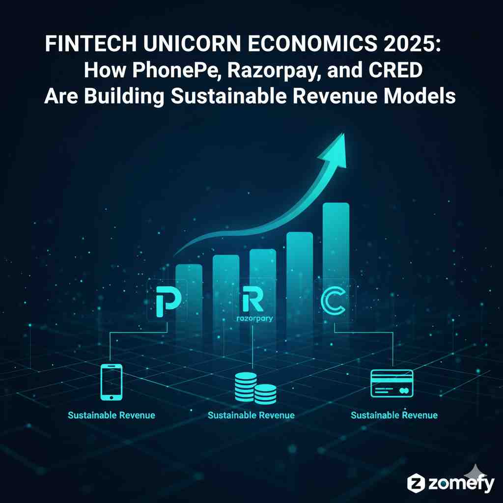 Fintech Unicorn Economics 2025: How PhonePe, Razorpay, and CRED Are Building Sustainable Revenue Models