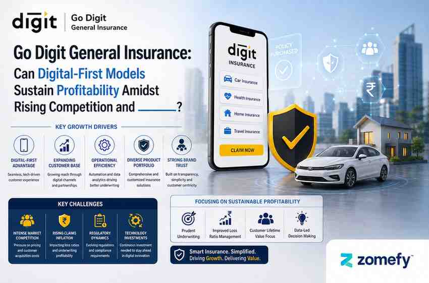 Go Digit General Insurance: Can Digital-First Models Sustain Profitability Amidst Rising Competition and