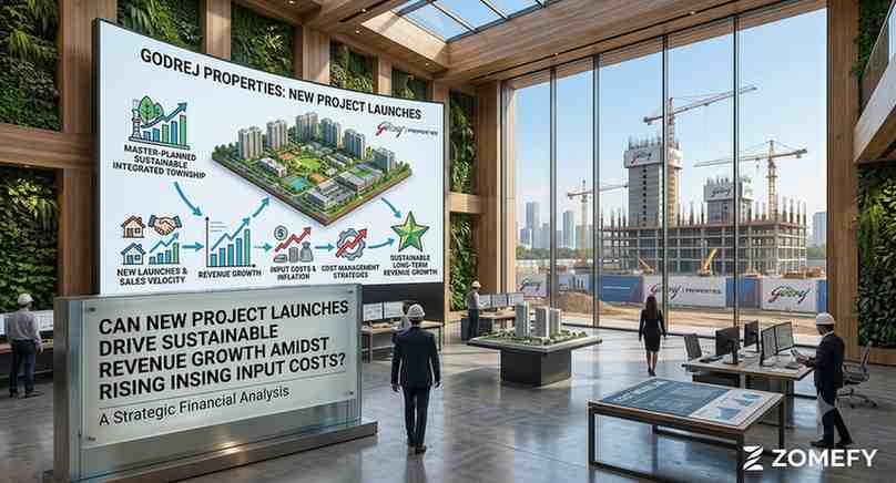 Godrej Properties: Can New Project Launches Drive Sustainable Revenue Growth Amidst Rising Input Costs?