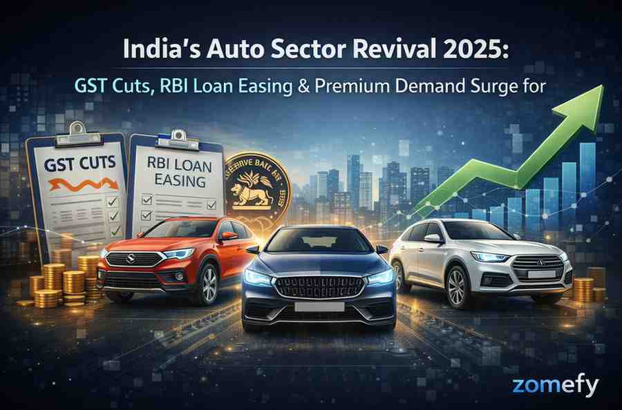 India’s Auto Sector Revival 2025: GST Cuts, RBI Loan Easing & Premium Demand Surge for Investors