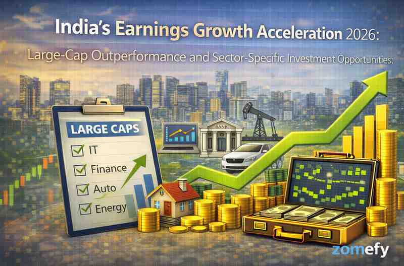 India's Earnings Growth Acceleration 2026: Large-Cap Outperformance and Sector-Specific Investment Opportunities