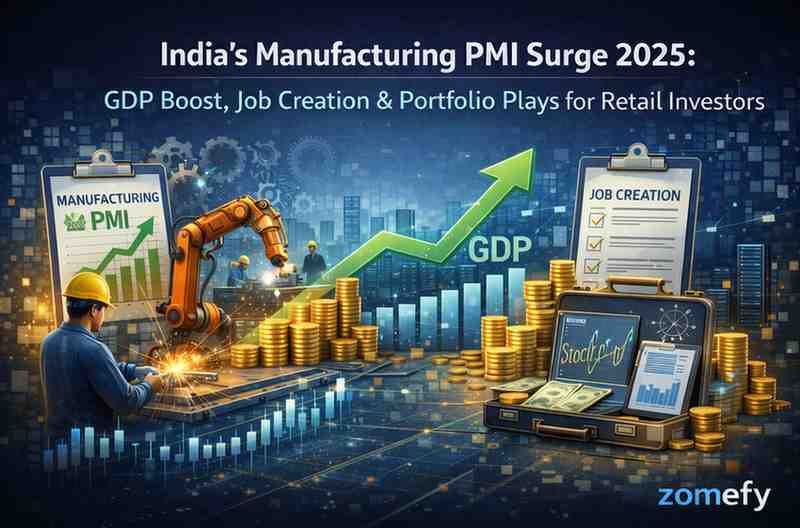 India’s Manufacturing PMI Surge 2025: GDP Boost, Job Creation & Portfolio Plays for Retail Investors
