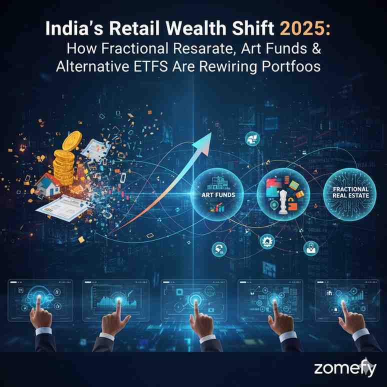 India’s Retail Wealth Shift 2025: How Fractional Real Estate, Art Funds & Alternative ETFs Are Rewiring Portfolios