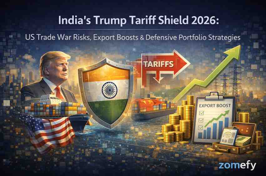 India’s Trump Tariff Shield 2026: US Trade War Risks, Export Boosts & Defensive Portfolio Strategies for Retail Investors