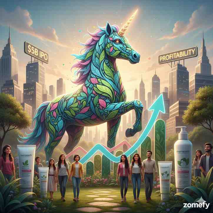 Mamaearth 2025: D2C Skincare Unicorn's Path to $5B IPO and Profitability