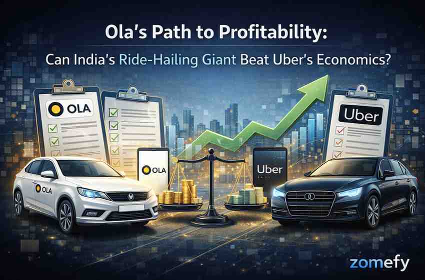 Ola's Path to Profitability: Can India's Ride-Hailing Giant Beat Uber's Economics?