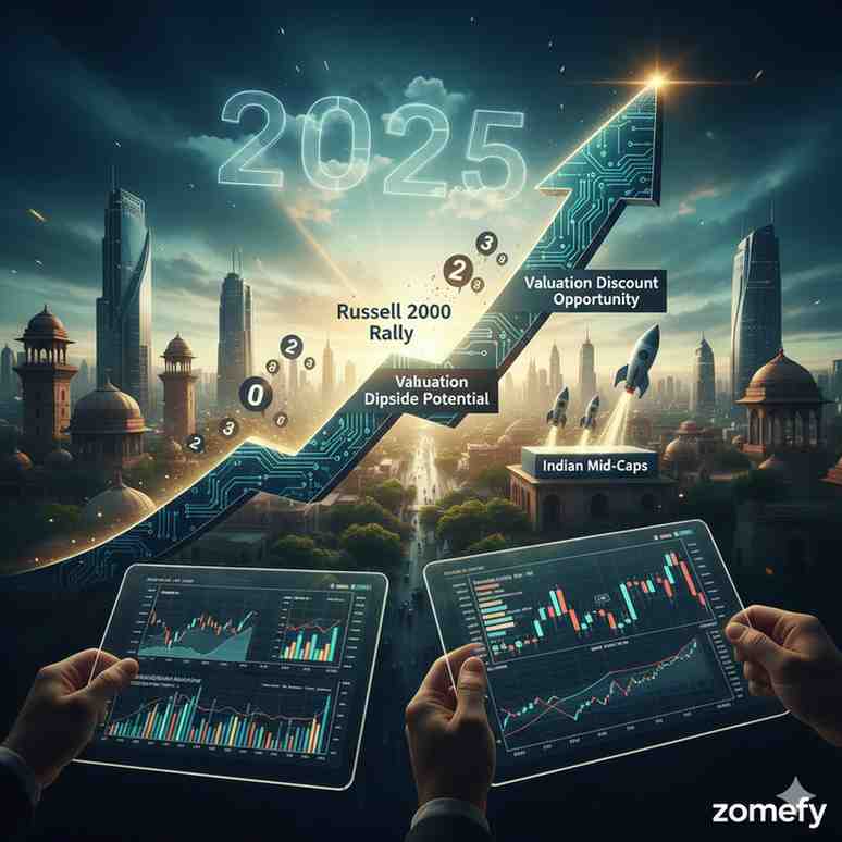 Small-Cap Momentum Stocks 2025: Russell 2000 Rally & Valuation Discount OpportunityโWhich Indian Mid-Caps Offer Similar Upside Potential?