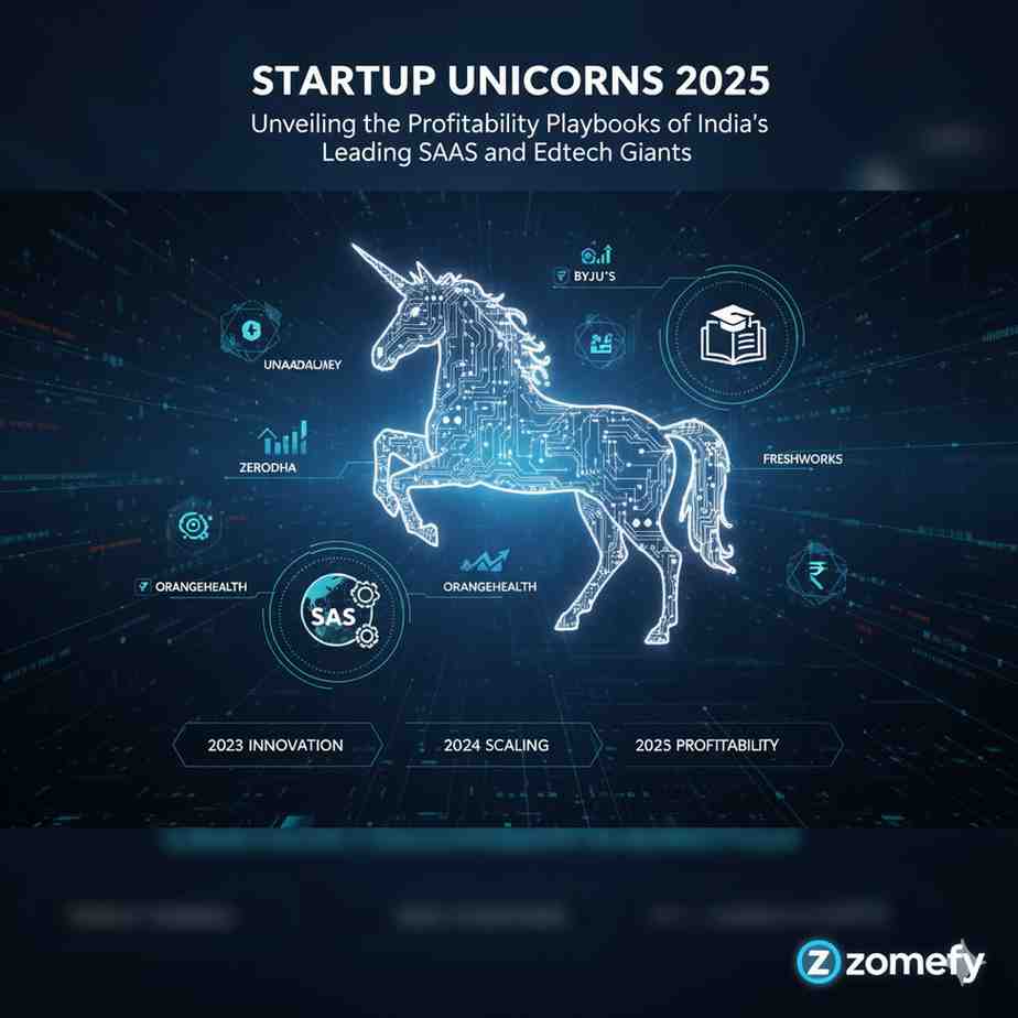 Startup Unicorns 2025: Unveiling the Profitability Playbooks of India’s Leading SaaS and Edtech Giants