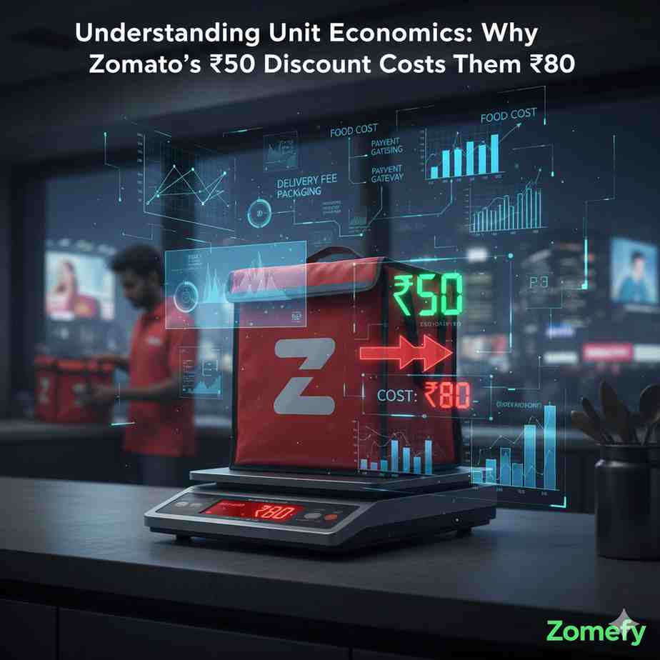 Understanding Unit Economics: Why Zomato's ₹50 Discount Costs Them ₹80