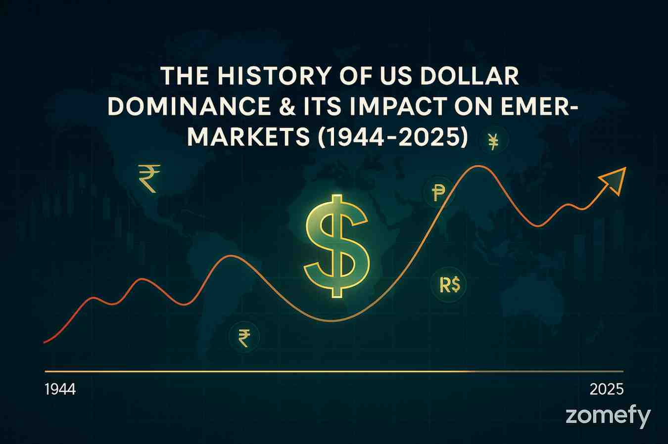 The History of US Dollar Dominance & Its Impact on Emerging Markets (1944-2025)
