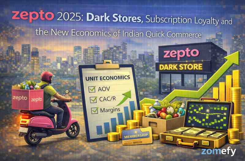 Zepto 2025: Dark Stores, Subscription Loyalty and the New Economics of Indian Quick Commerce