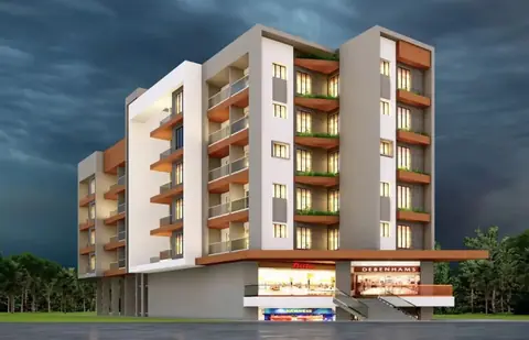 Promoter's render — The building from the corner